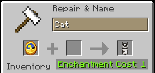 Item renaming