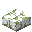 Mossy Polished Diorite Brick Slab