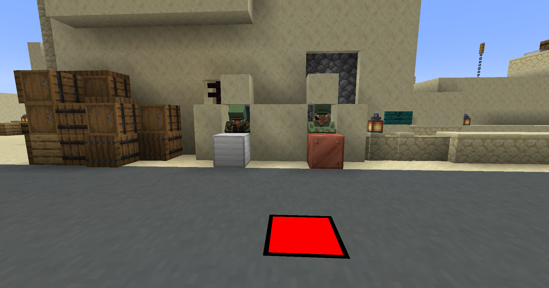 Villager traders