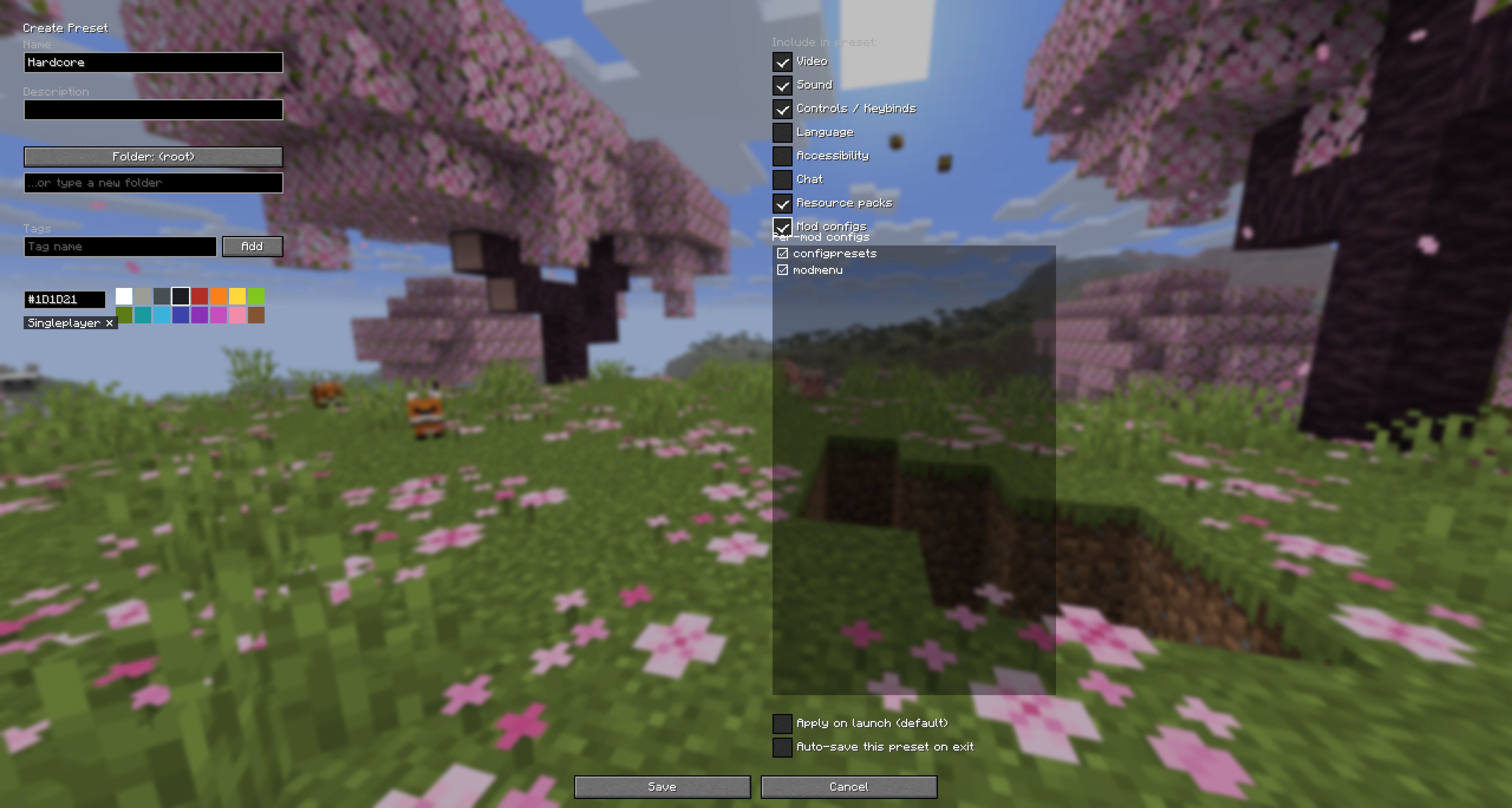 Preset Creator