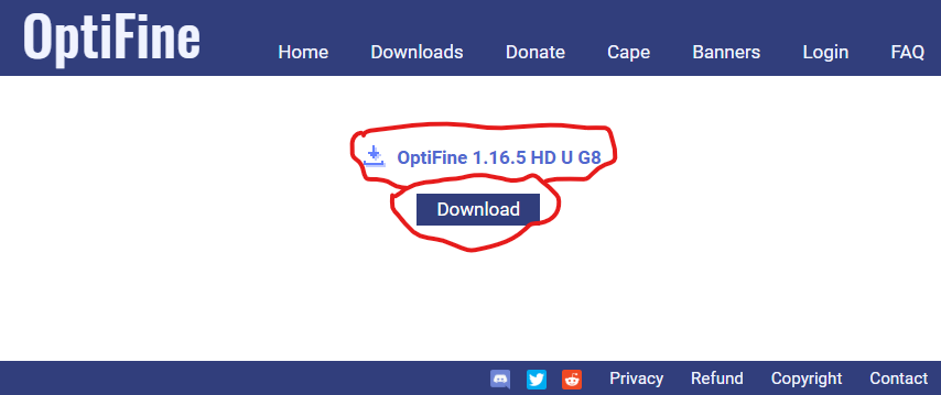 Real Optifine Download