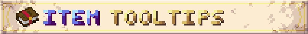 Item Tooltips