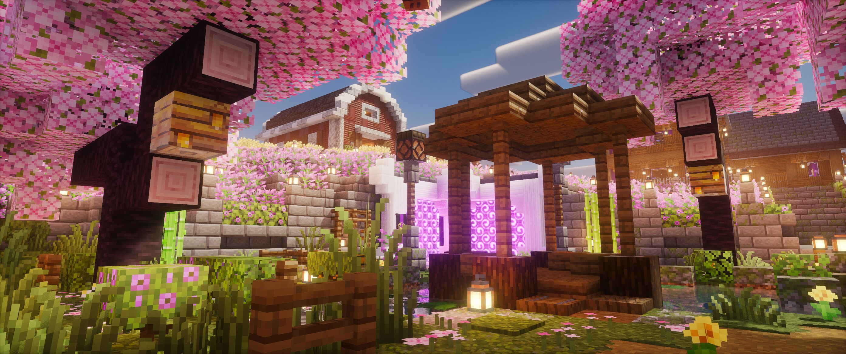 Panorama of a Minecraft World