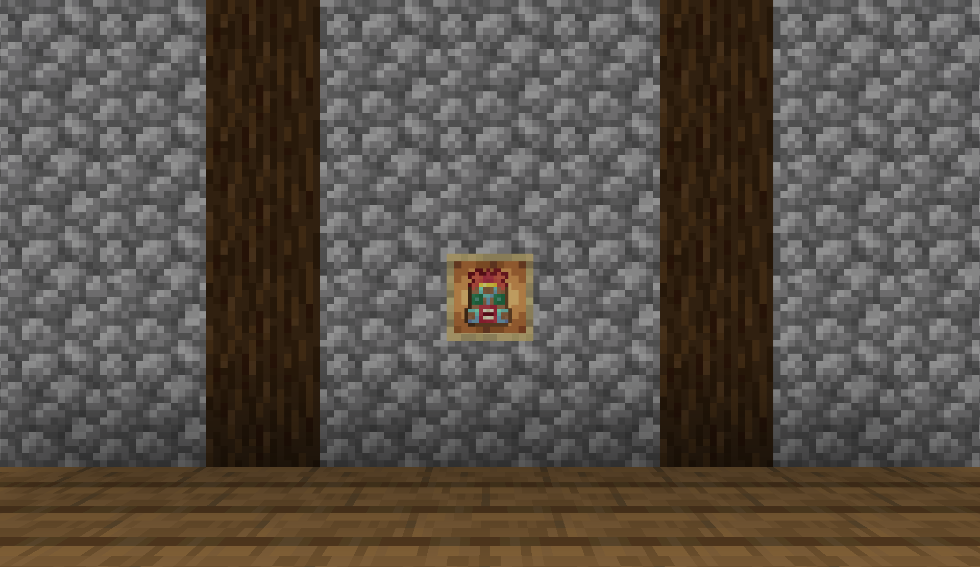 Totem of undying in an item frame