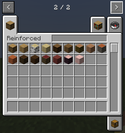 Reinforced Wood Creative Tab