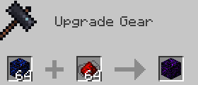 Add Redstone to the smelted lapised obsidian in the smithing table. like in the picture below