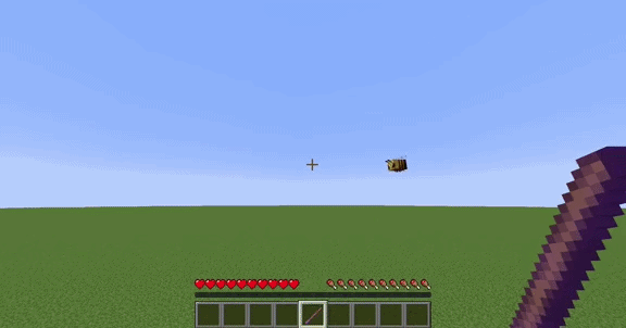 Player using the AntiFlight Stick on a flying bee