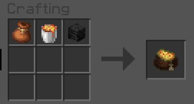 crafting recipe for the beanbag