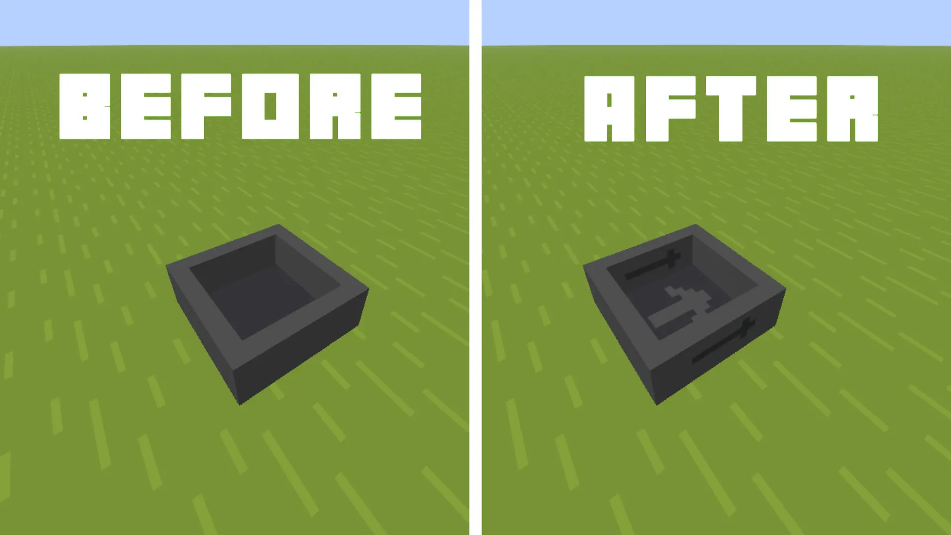 Before and after for Hoppers V2