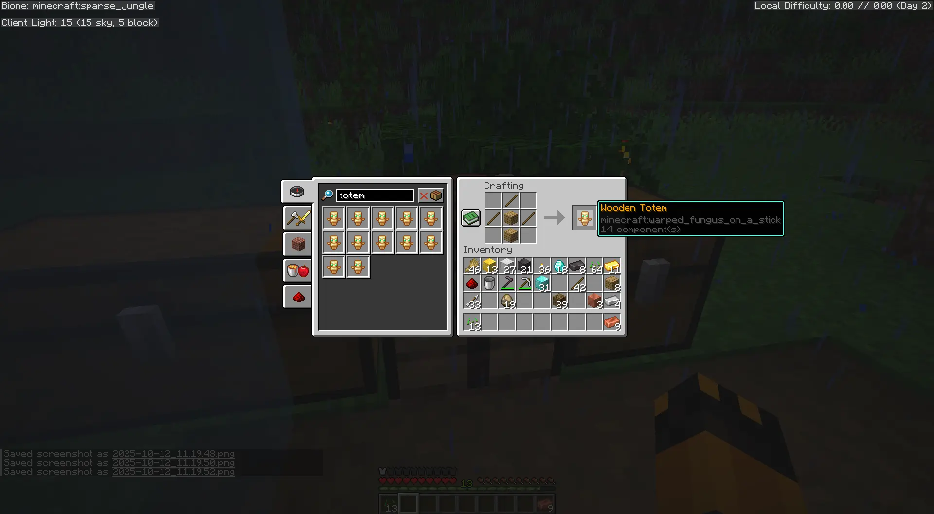 Wood Totem Tall Recipe