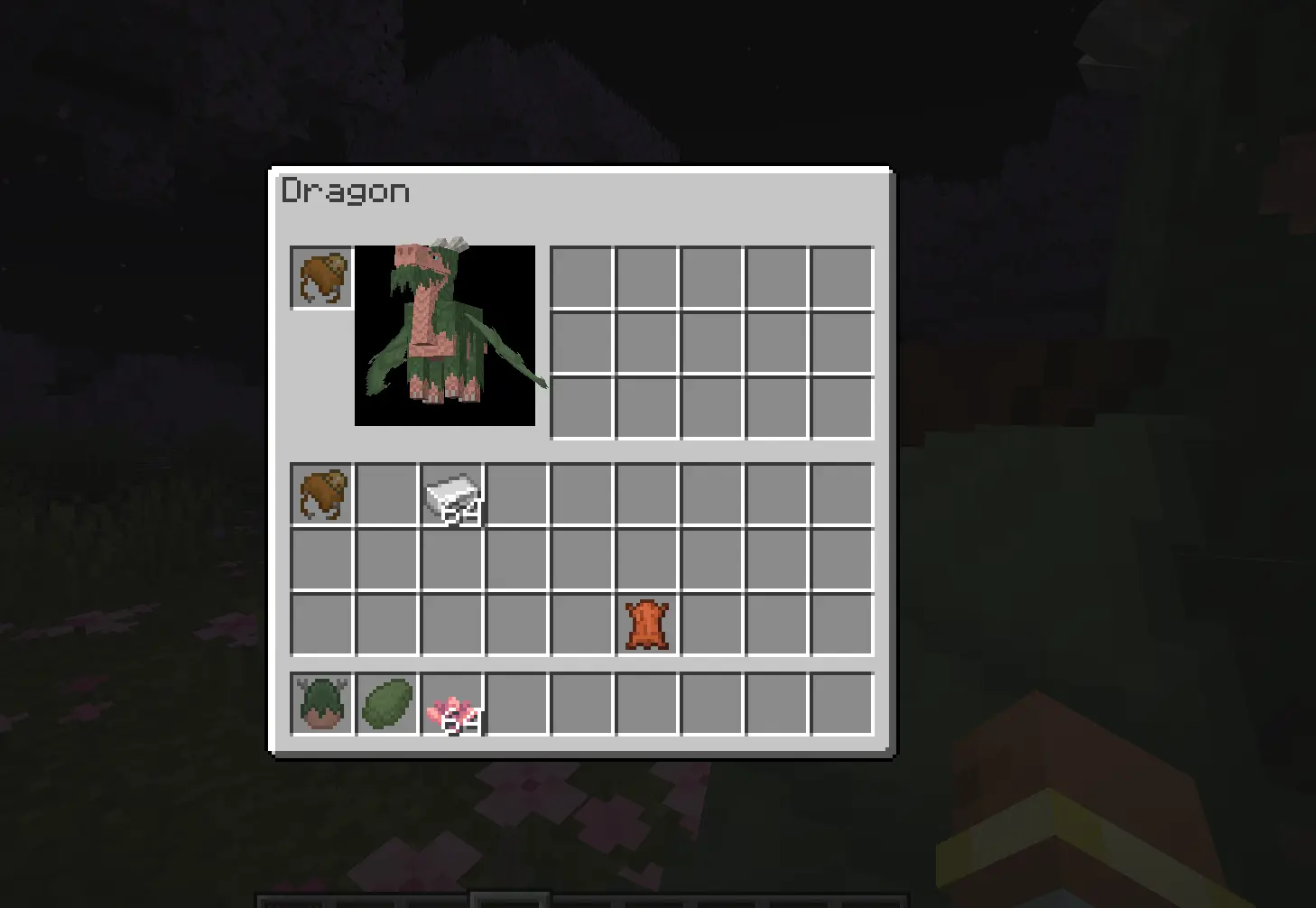 Dragon inventory