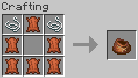 Bundle crafting recipe shown with Leather instead of Rabbit Hide.