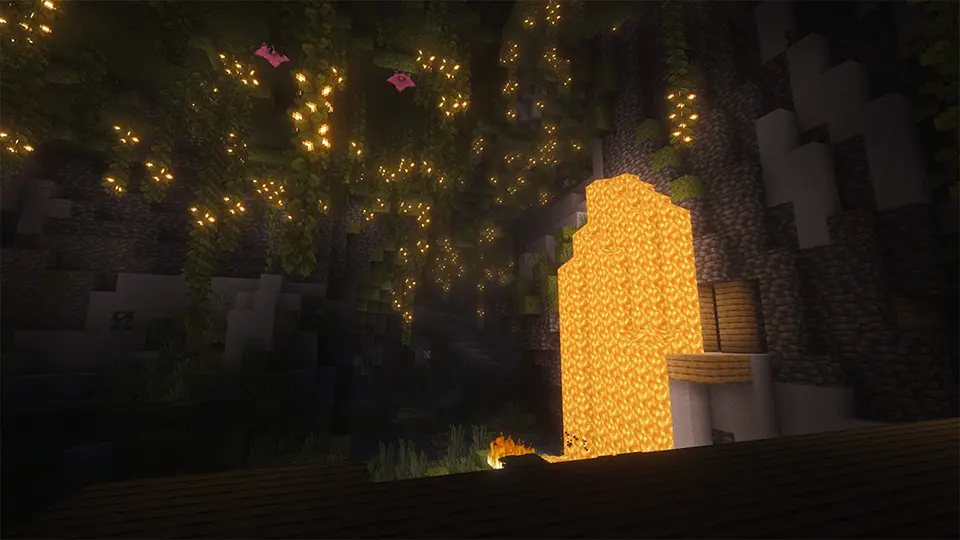 Lush Cave World Overview
