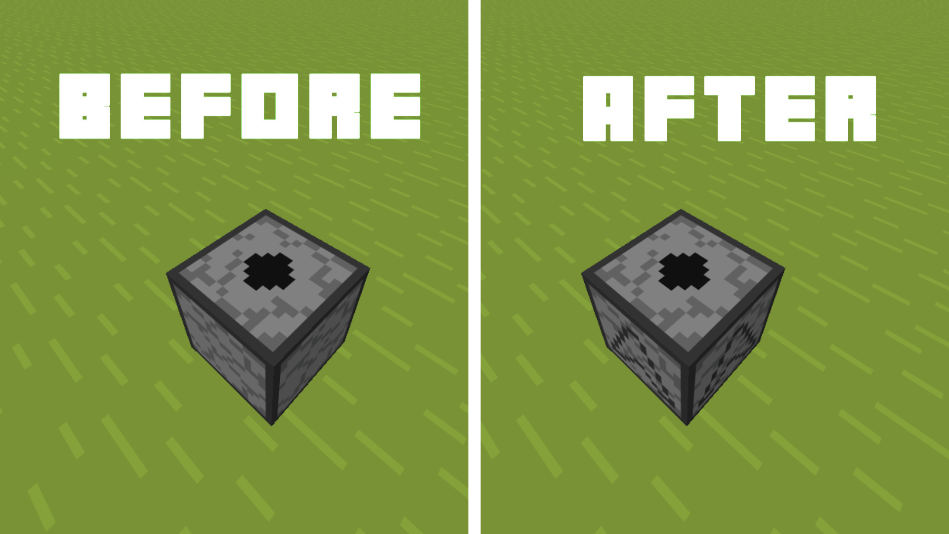 Before and after for Dispenser V2