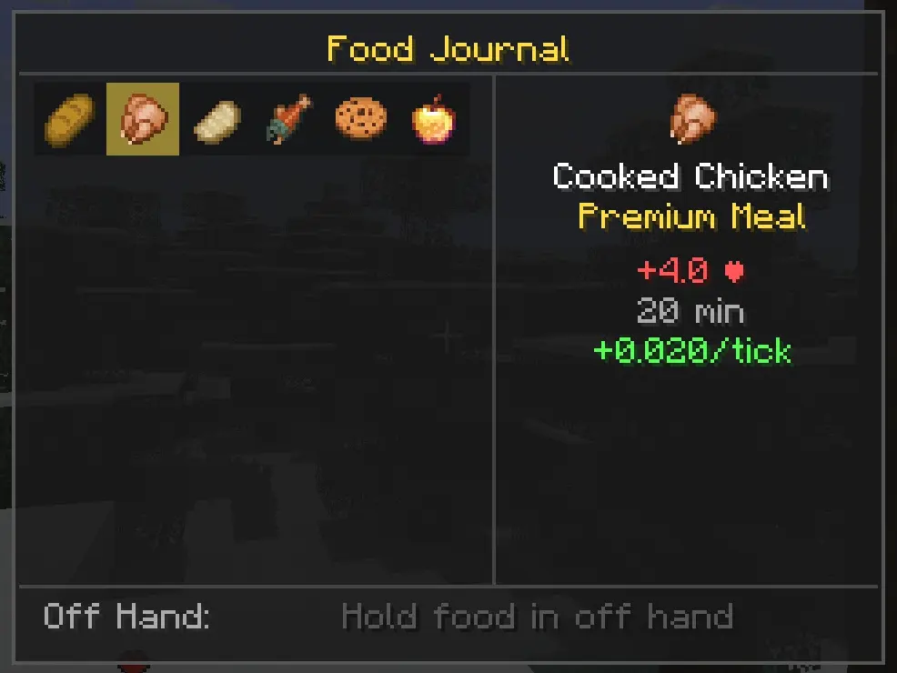 Food Journal GUI