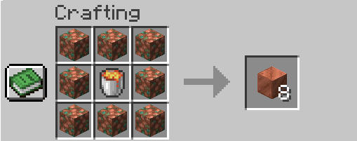more better way to use Raw ore blocks (works with iron and gold)