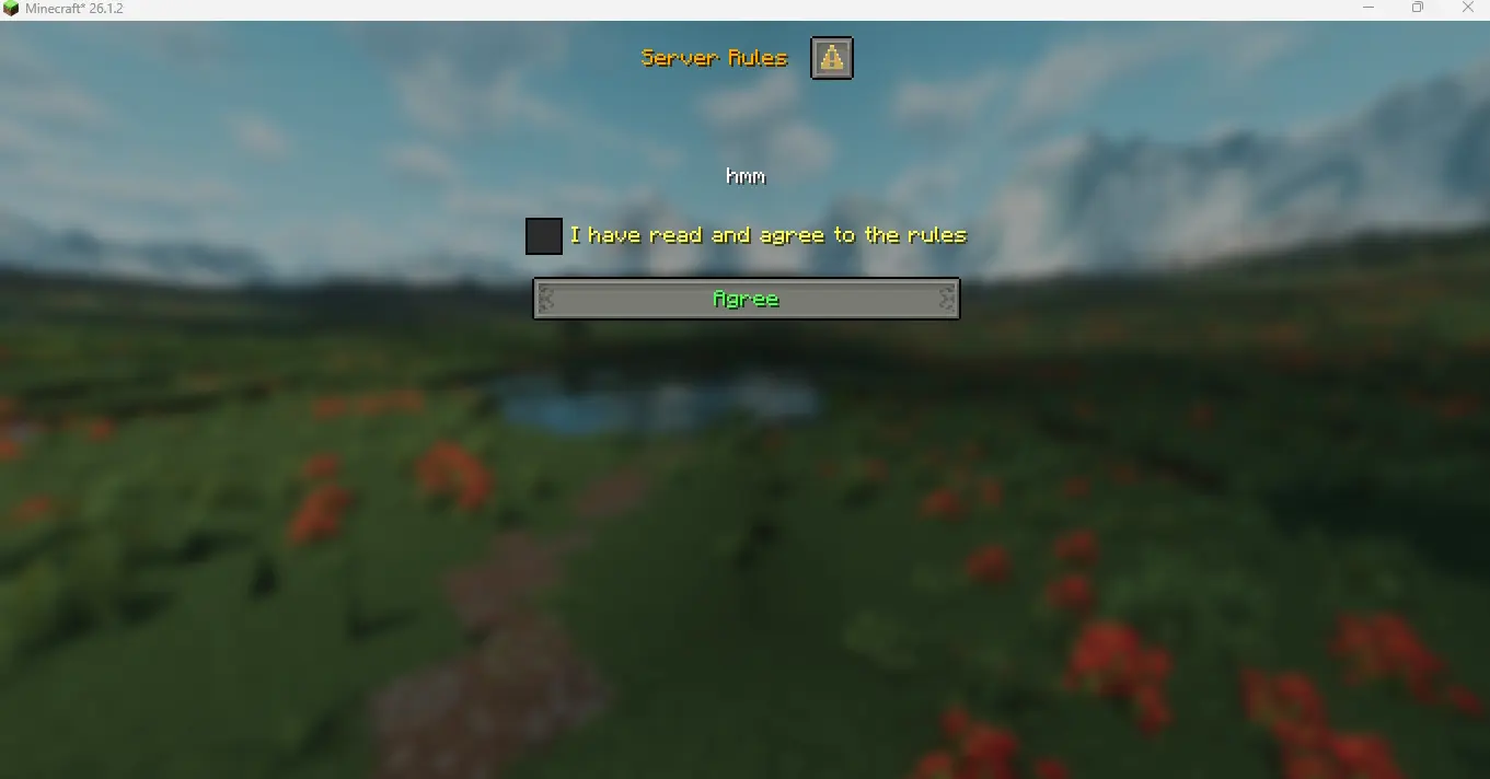 Rules dialog