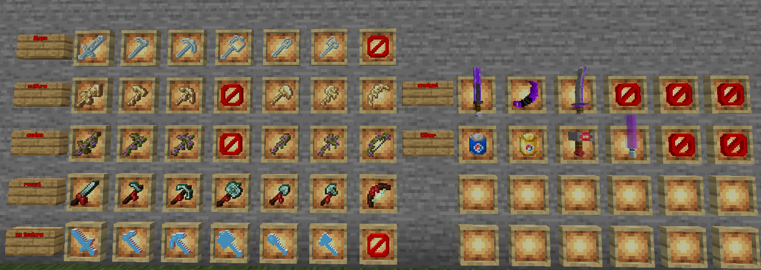all item in the pack