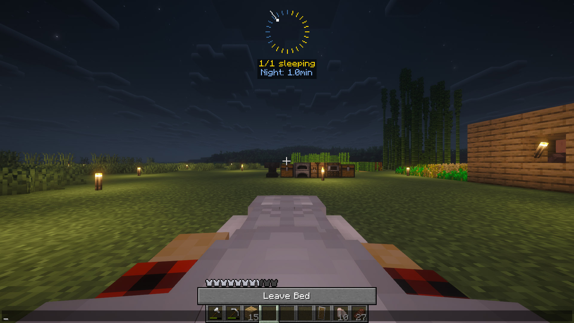 Night skip to 1 min instead of 6 min through sleeping