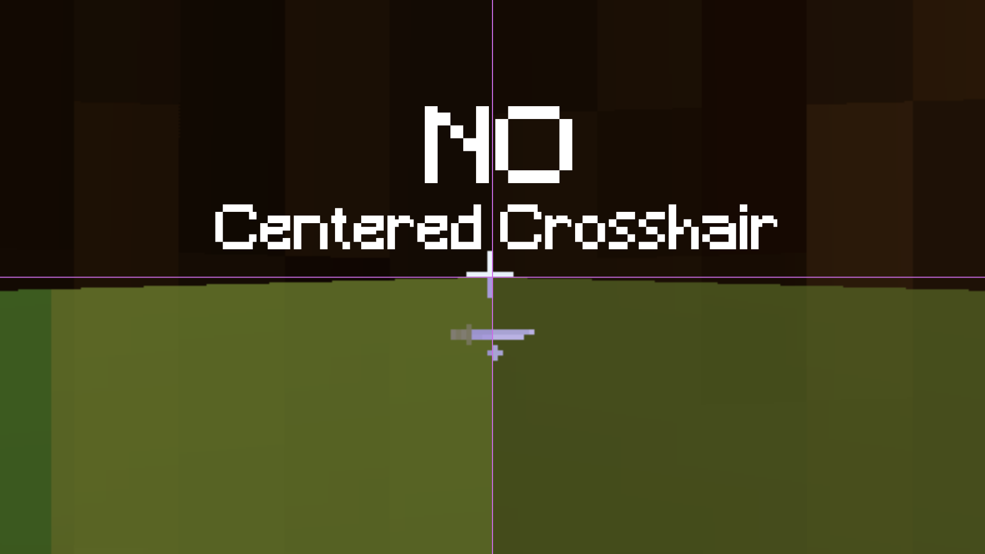 No Centered Crosshair