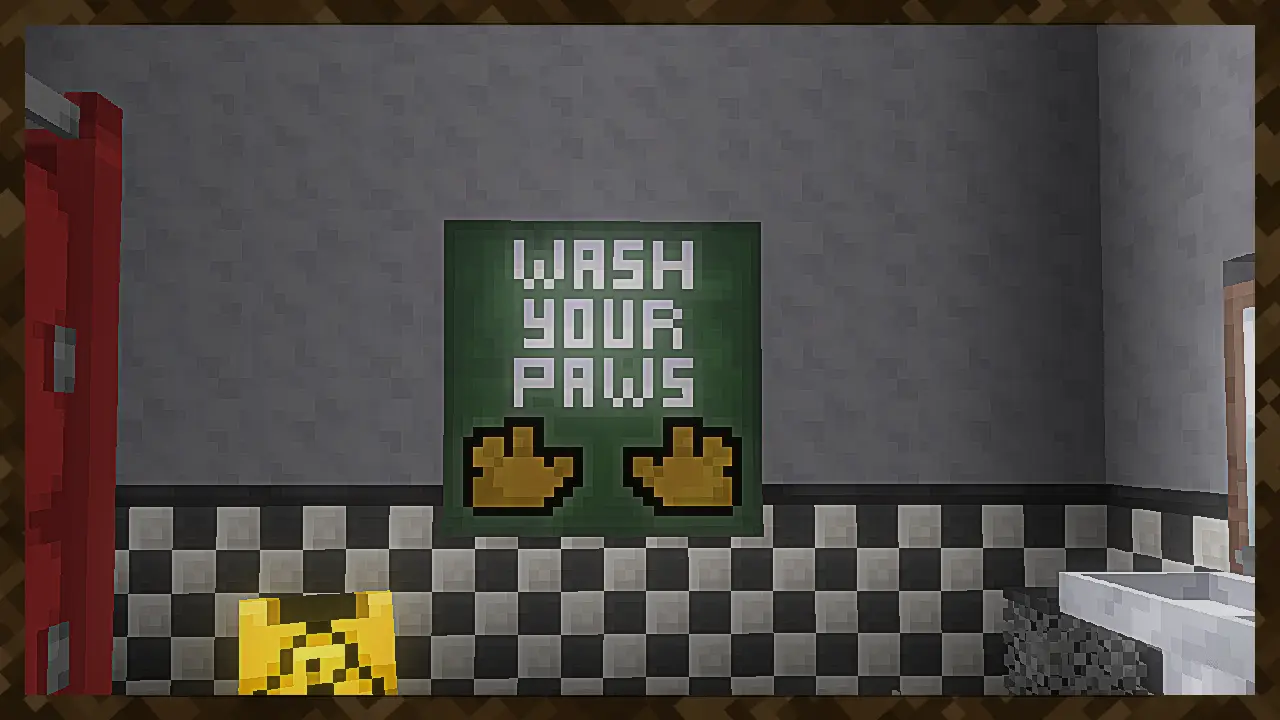 You should wash your hands.... or paws!