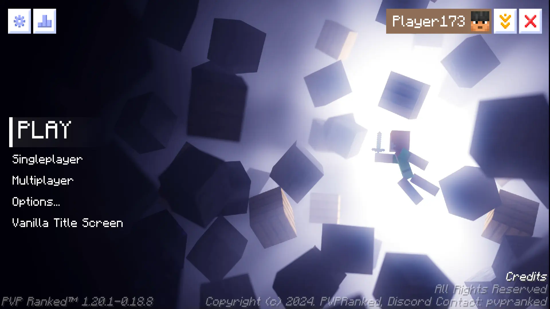 PVP Ranked Title Screen Screenshot