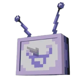 A reimagined Minecraft version of the character Mr. Ant Tenna from Deltarune