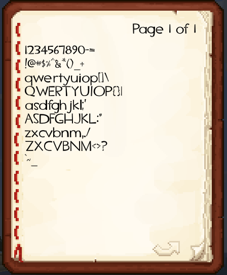 Sample text in a book with Caxton