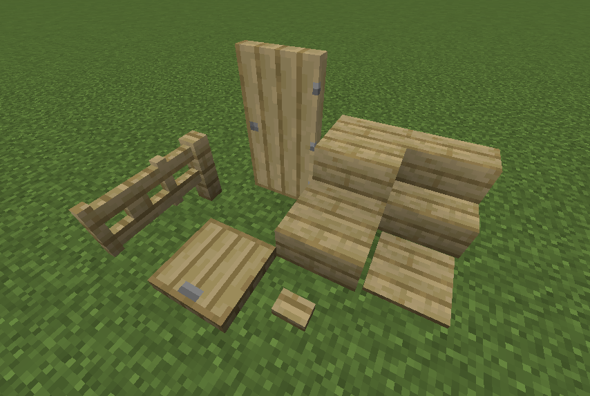 Coconut palm building blocks