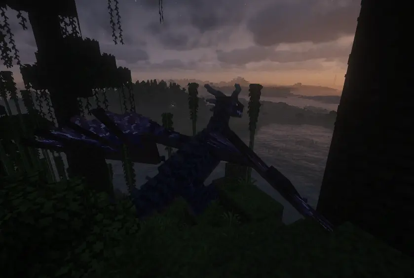 a dragon posing like that horse looking at the sea meme