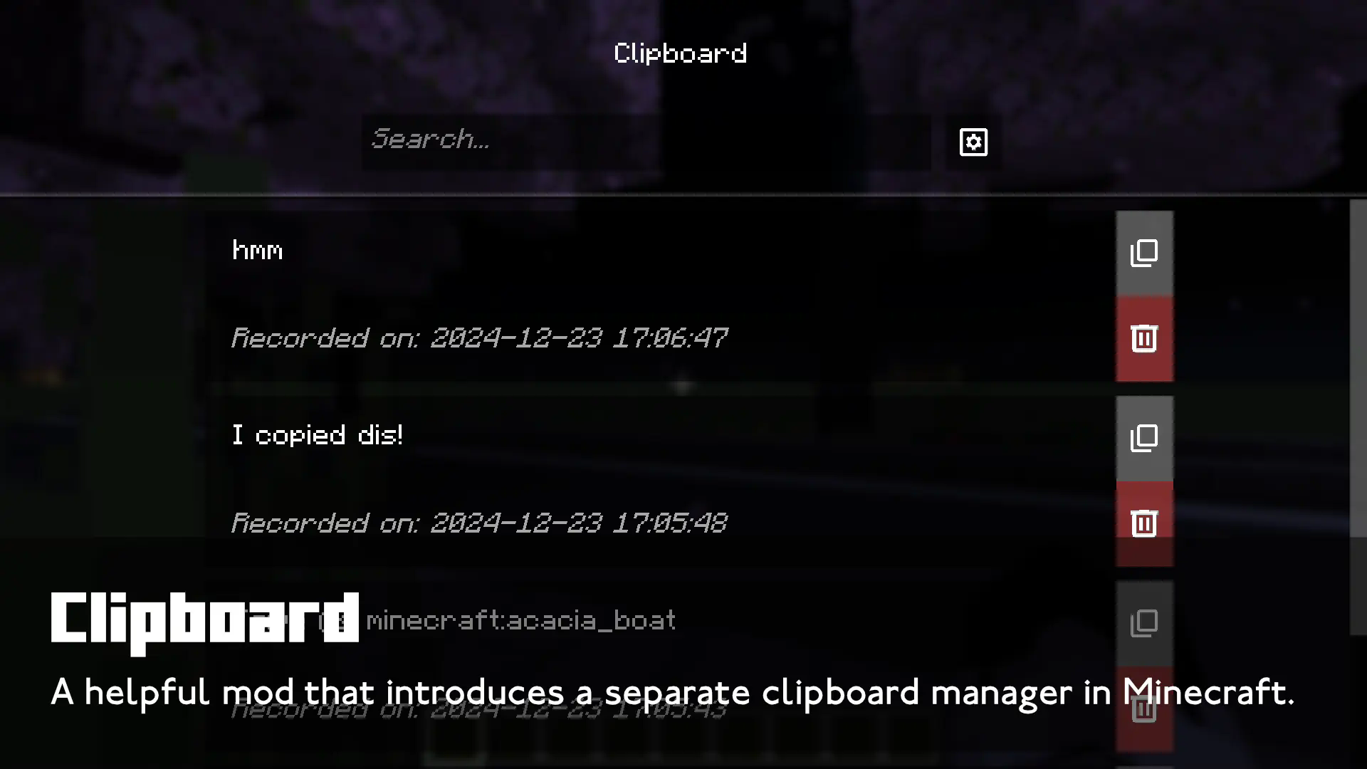 Clipboard Showcase