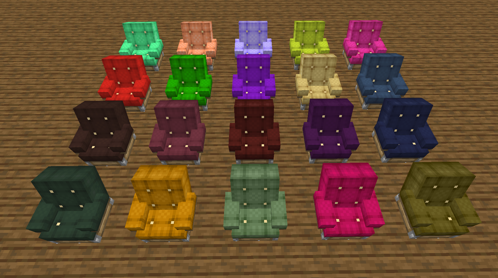 All new chairs colors
