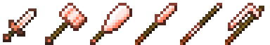 Rose Gold Weapon Set
