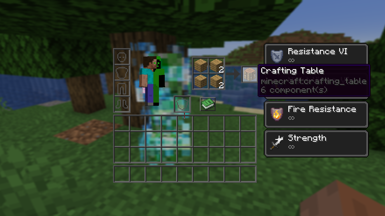 Transparent survival inventory