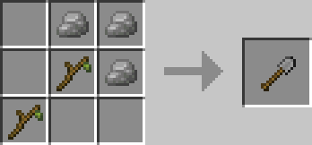 Stone shovel recipe