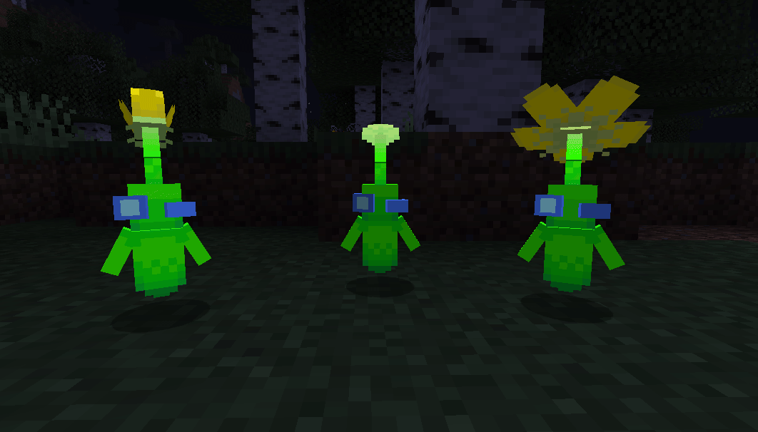 Glow-Pickmin Bloom variants