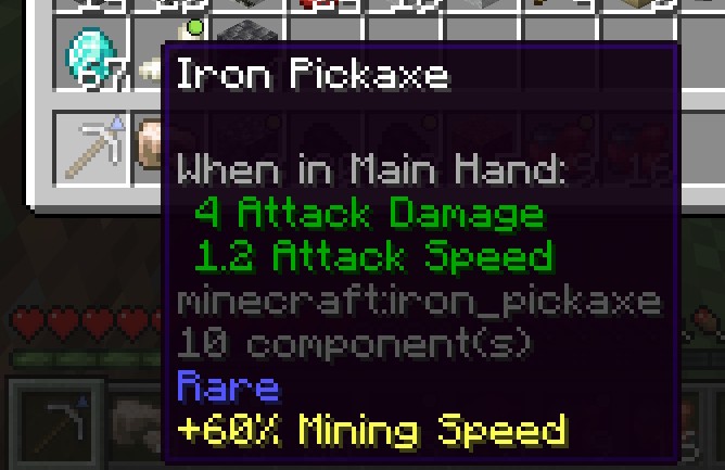 Rare pickaxe (+60% Mining Speed)