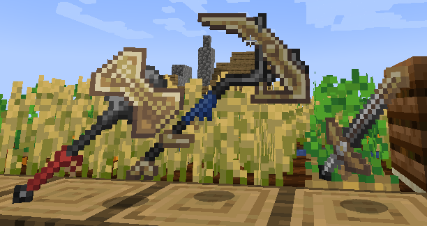 The axe, Scythe, and Sword