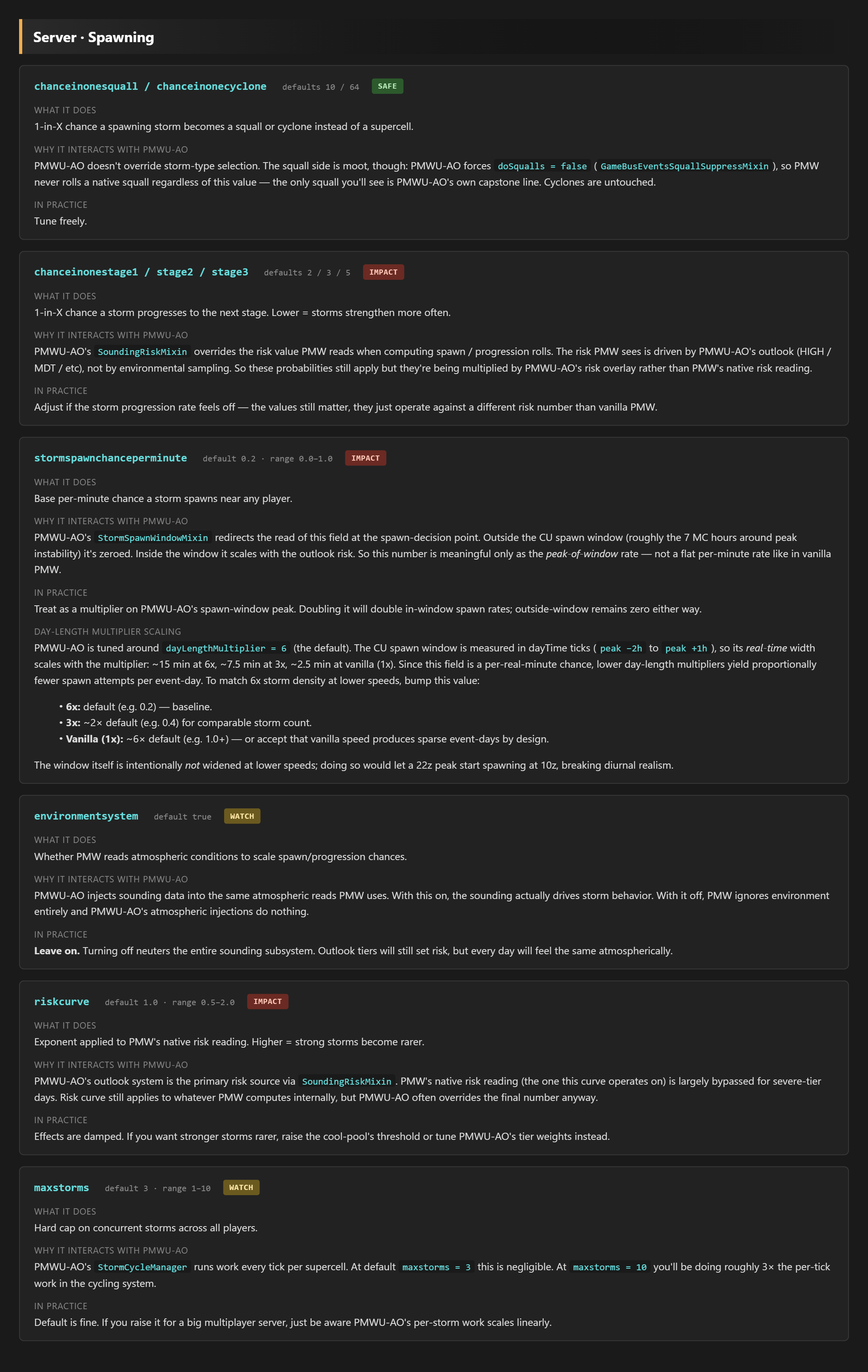 Server · Spawning