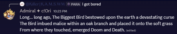 Admiral's Poem
