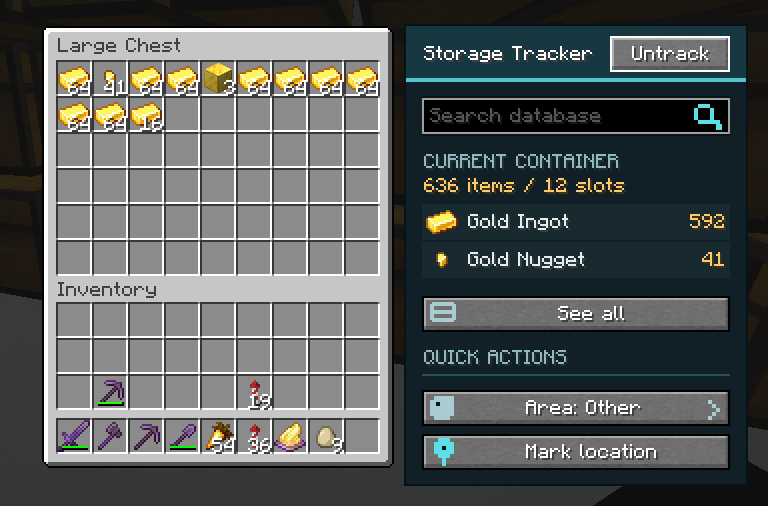 Sidebar View of Container