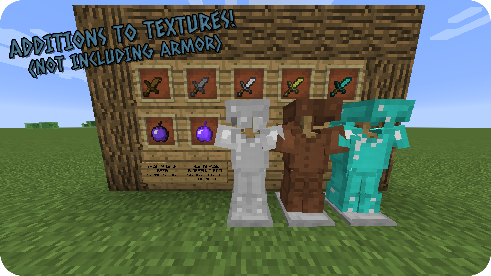Additions to textures (I did not change the armor though)