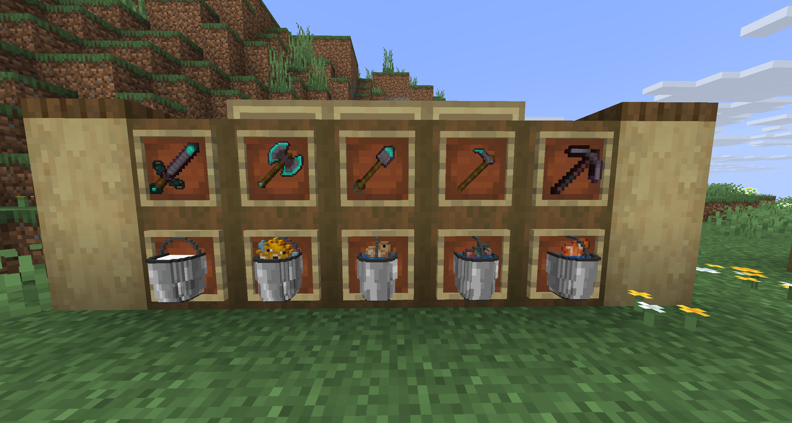 Netherite tools Preview