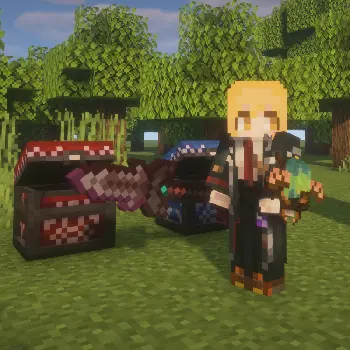 Netherite Glaive and Kinsect on Hand!