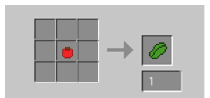 Placing coffee fruit in a crafting slot yields raw coffee