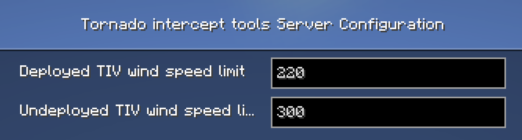 serverconfig