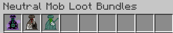 Neutral Mob Loot Bundles