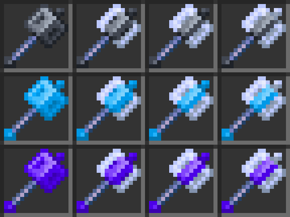 White - Wind Burst, Cyan - Density, Purple - Breach