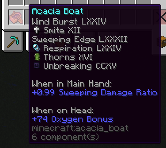 my boat with the pack enabled :)