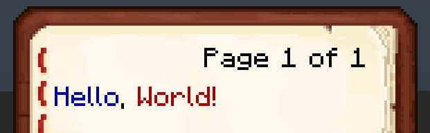 Formatting in Book and Quill Body